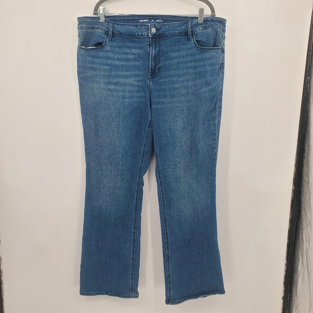 ♡♡ Old Navy Midrise Boot Cut Jeans Size 20 Blue